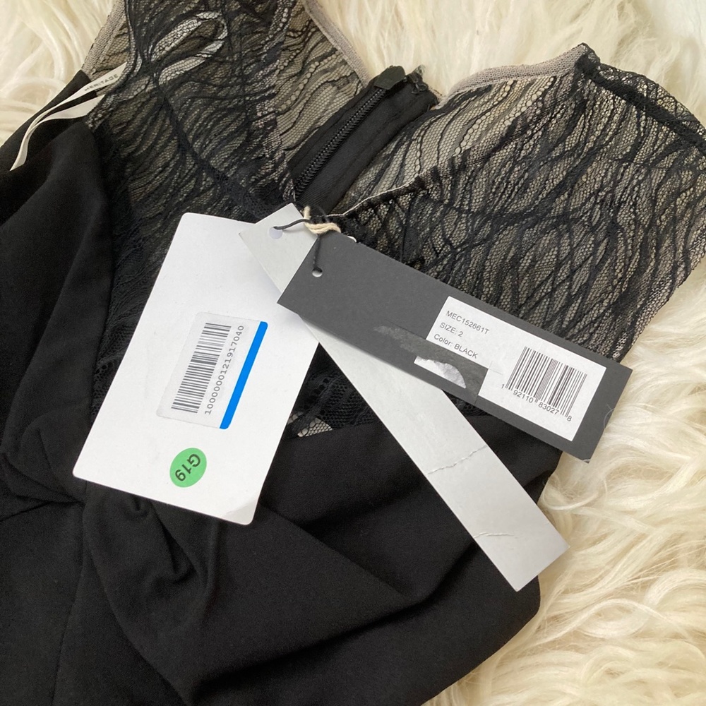 HALSTON HERITAGE Crew Neck Knee-Length Dress - Picture 6 of 12